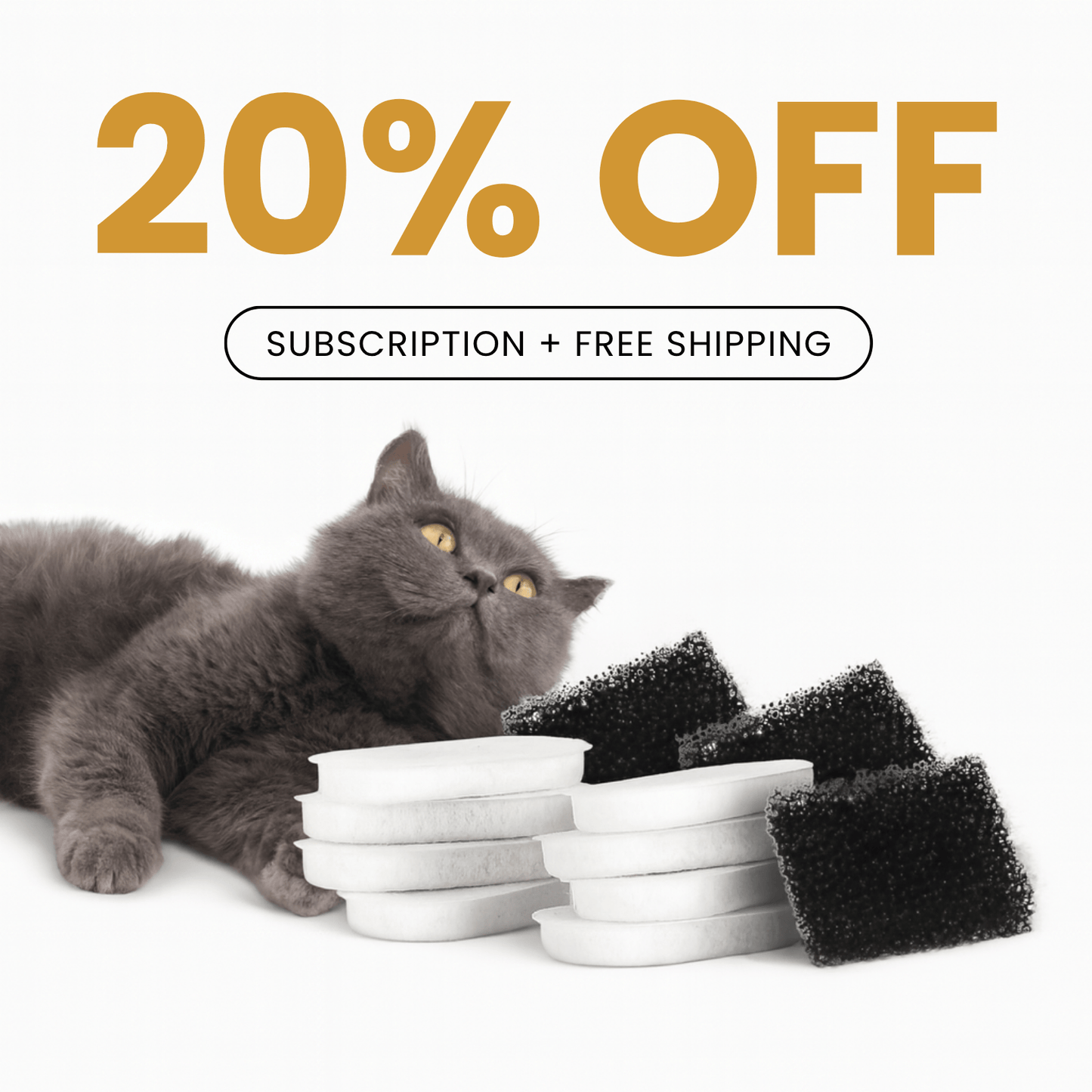 Wireless 2.0 & 2.2L Fountain Filters