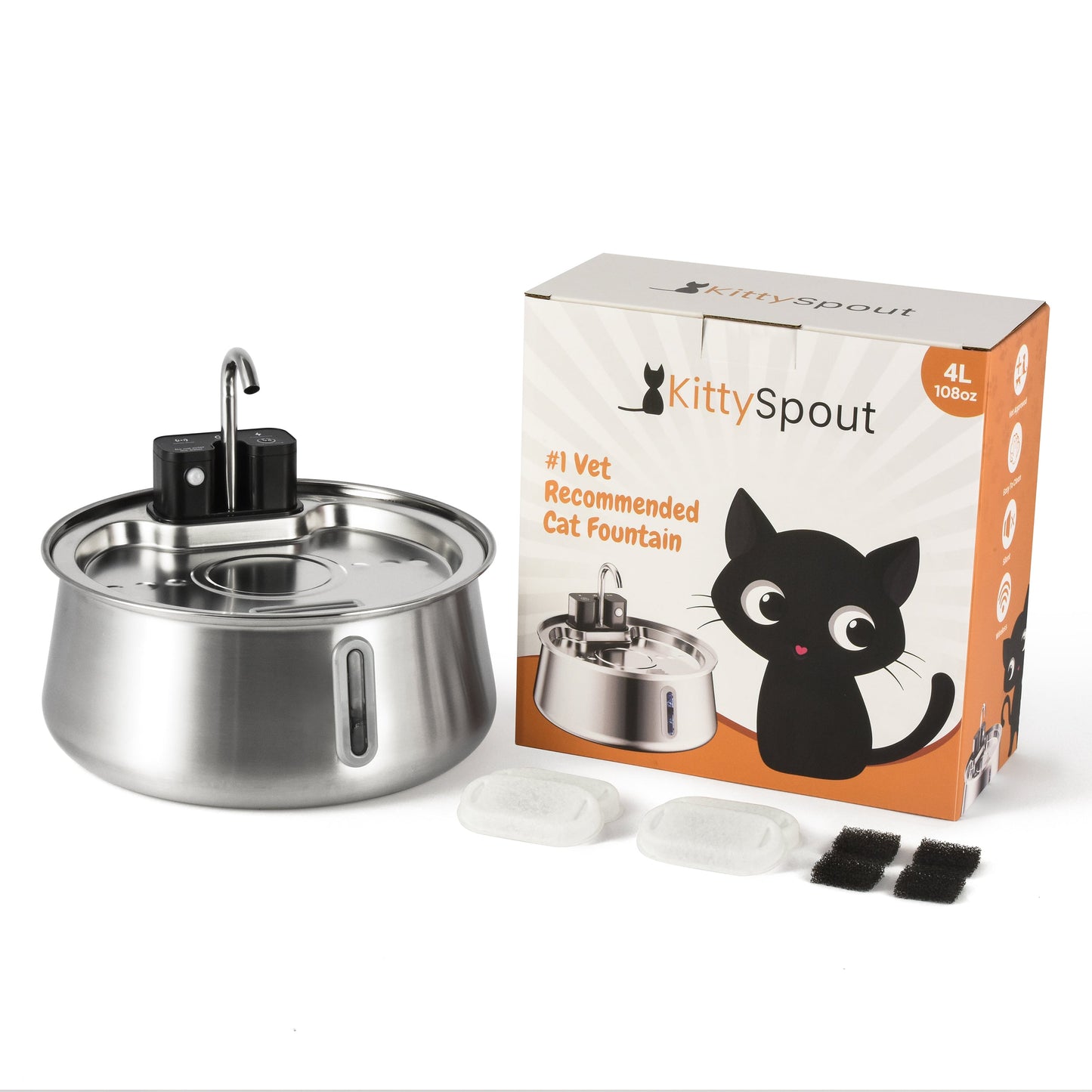 The KittySpout™ - Wireless Fountain 2.0