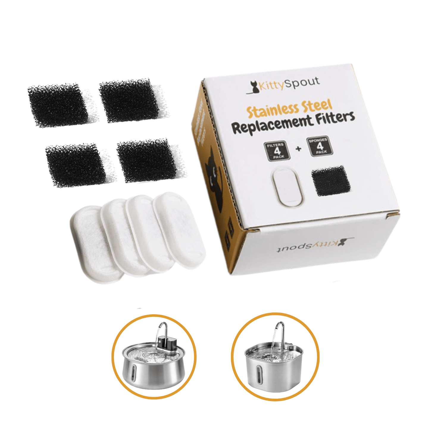 Wireless 2.0 & 2.2L Fountain Filters
